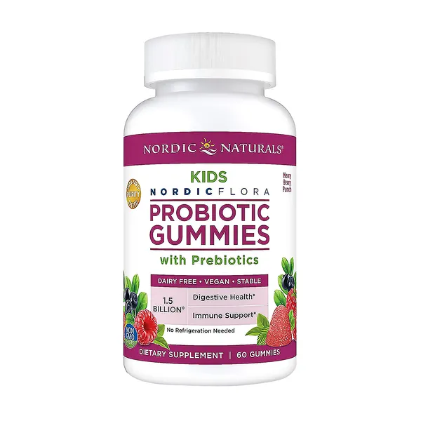 Пробиотик для детей Nordic Naturals Probiotic Gummies Kids, Merry Berry Punch, желейные пастилки, 60 шт