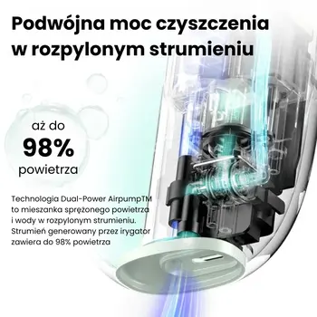 Oclean Irygator dentystyczny AirPump A10, przenośny, biały, 1 szt.