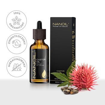 Nanoil, olejek do pielęgnacji, Rycynowy, 50 ml