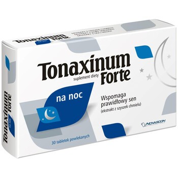 Tonaxinum Forte, na noc, tabletki powlekane, 30 szt.