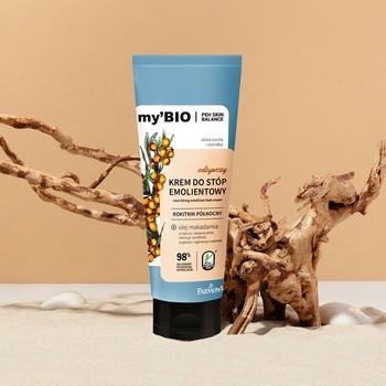 my'BIO, krem, do stóp, emolientowy, 100 ml