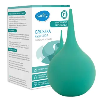 Sanity, Gruszka katar STOP, z miękką końcówka nr 11, 1 szt.