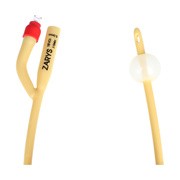 Zarys, urologiczny cewnik Foley'a, dwudrożny z plastikową zastawką, CH 18/5-10 ml, 1 szt. https://azcdn.doz.pl/image/d/product/e1daf023-scale-180x180.png