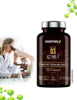 Essensey Witamina D3 K2 MK-7, kapsułki, 90 szt.