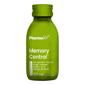 Pharmovit, Memory Control supples & go, płyn, 100 ml