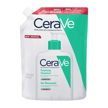 CeraVe, oczyszczający żel do mycia dla skóry normalnej i tłustej, refill, 473 ml