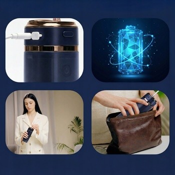 Zent Stream+, bezprzewodowy irygator do zębów, granatowy, 1 szt.