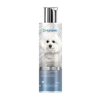 Eurowet Szampon biała sierść dla psów, 200 ml