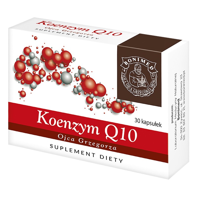 Koenzym Q10 Doz Koenzym Q10 Witaminy Ojca Grzegorza, kapsułki, 30 szt.