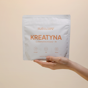 Natu Care Kreatyna monohydrat + B6, proszek, 300 g