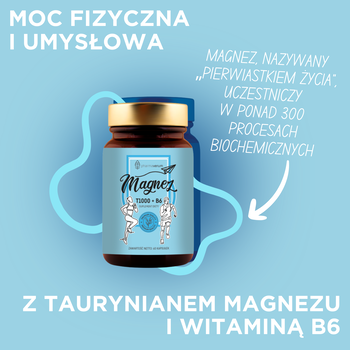Magnez T1000 + B6, kapsułki, 60 szt.