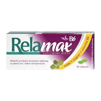 Relamax B6, tabletki powlekane, 30 szt.