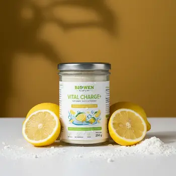 Biowen Vital Charge + Elektrolity, proszek,  smak cytrynowy, 250 g