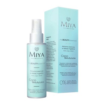 Miya Cosmetics COCO BeautyJuice, aktywna esencja do twarzy w lekkiej mgiełce, 100 ml