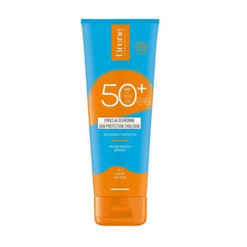 Lirene Sun, Emulsja ochronna skóra wrażliwa SPF 50+, 120 ml