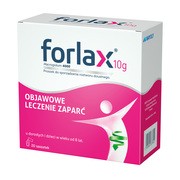 Forlax 10 g, proszek do sporządzania roztworu doustnego, 20 saszetek