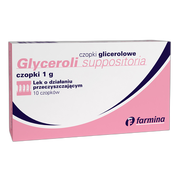 Czopki glicerolowe, 1 g, 10 szt. (Farmina)