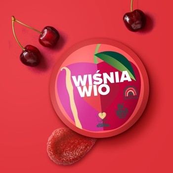 Farmona Tutti Frutti, Wygładzający peeling cukrowy, wiśniowe wygładzenie, 300 g