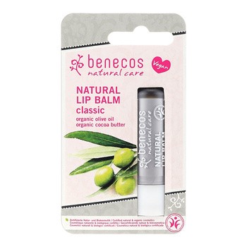Benecos Natural Lip, balsam, do ust, Klasyczny, 4,8 g