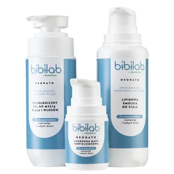 Bibilab Neonato, lipidowa emulsja do ciała, 200 ml