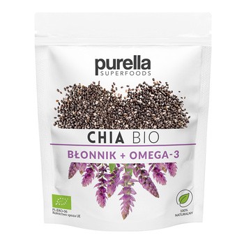 Purella Superfoods, Chia Bio, nasiona, 200 g