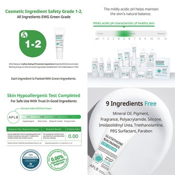 APLB Glutathione Niacinamide Eye Cream, krem pod oczy z glutationem i niacynamidem, 20 ml