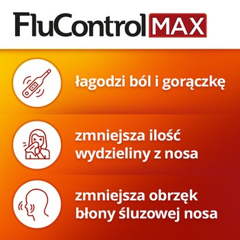 FluControl Max, 650 mg+10 mg+4 mg, tabletki powlekane, 10 szt.