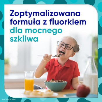 Sensodyne Proszkliwo Junior, pasta do zębów chroniąca szkliwo do zębów mlecznych i stałych 6-12 lat, z fluorem, 75 ml
