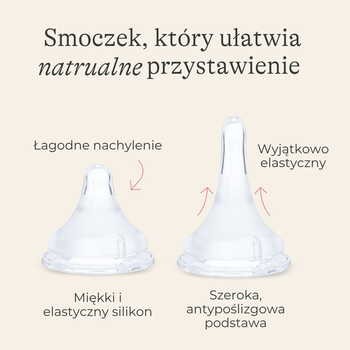 Lansinoh, butelki ze smoczkami o wolnym przepływie NaturalWave, rozmiar S, 2 x 160 ml