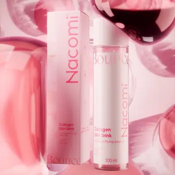 Nacomi Collagen Skin Drink, esencja ujędrniająco-nawilżająca, 200 ml