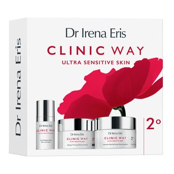 Zestaw Promocyjny Dr Irena Eris Clinic Way 2°, rewitalizujący dermokrem na dzień, 50 ml + ujędrniający dermokrem na noc, 50 ml + dermokrem pod oczy, 15 ml