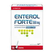 Enterol Forte, 500 mg, proszek do sporządzania zawiesiny doustnej, 14 sasz.