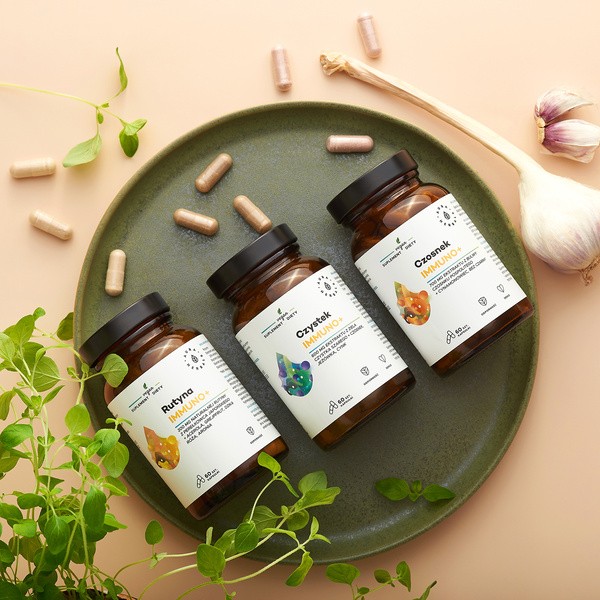Complément Alimentaire Aura Herbals Czystek Immuno+ – 60 Capsules – Neuf