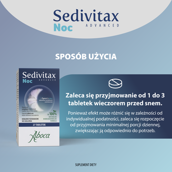 Sedivitax Noc Advanced, tabletki, 27 szt.