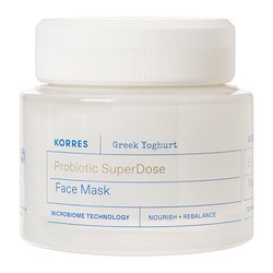 Korres Greek Yoghurt, maska, do twarzy z probiotykami, 100 ml