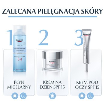 Eucerin Dermatoclean [Hyaluron], płyn micelarny 3w1, do skóry wrażliwej, 400 ml