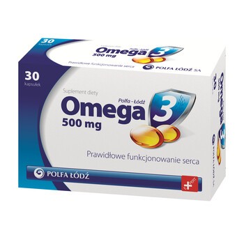 Omega 3 500 mg Polfa Łódź, kapsułki, 60 szt