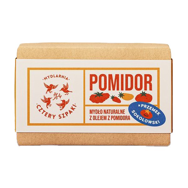 Cztery Szpaki Mydlarnia 4 Szpaki, natürlich Stückseife, Tomate, 110 g