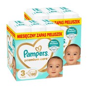 Zestaw 2 x Pampers Premium Care, 3, (6-10kg), 180 szt.