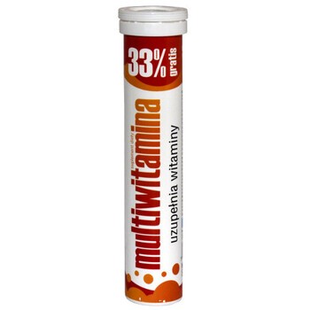 Multiwitamina, tabletki musujące, 20 szt