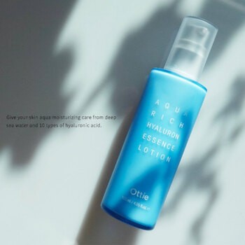 Ottie Aqua Rich Hyaluron Essence, intensywnie nawilżająca esencja do twarzy, 120 ml