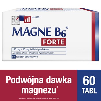 Magne B6 Forte, tabletki powlekane, 60 szt.