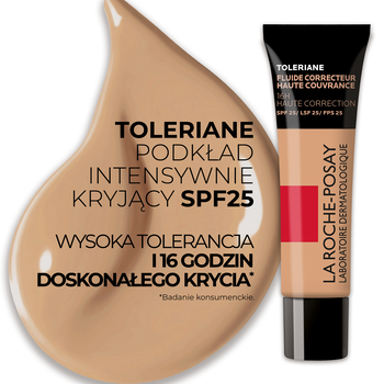 La Roche-Posay Toleriane Teint N10, podkład korygujący do skóry wrażliwej SPF 25, 30 ml