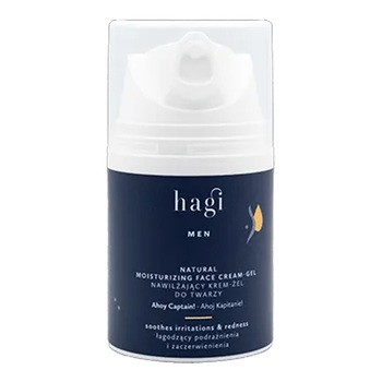 Hagi Men, Ahoj Kapitanie, kojąco-nawilżający krem-żel po goleniu, 50 ml