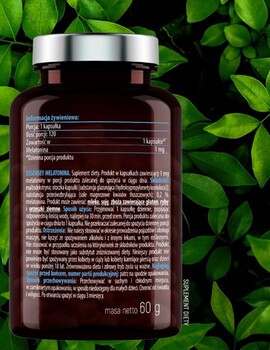 Essensey Melatonina, Szybsze zasypianie, kapsułki, 120 szt.