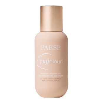 Paese Puff Cloud, satynowy podkład z efektem blur SPF 20, 03 Sand Beige, 37 ml