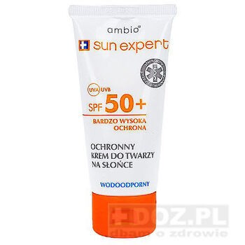 Ambio Sun Expert, krem do twarzy, ochronny, SPF 50, 50 ml