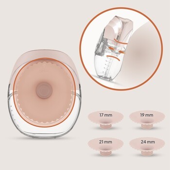 Lionelo Fidi Free Slim, laktator muszlowy hands- free, 1 szt.