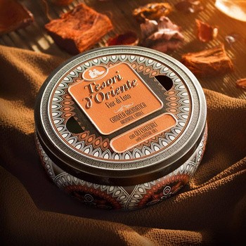 Tesori d'Oriente, aromatyczna świeca zapachowa, kwiat lotosu, Fior di Loto, 200 g
