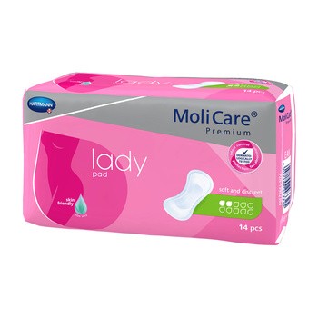 Wkłady MoliCare Premium Lady Pad, 2 krople, 14 szt.